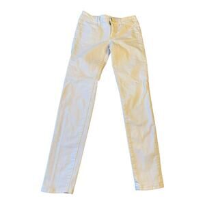 AMERICAN EAGLE Jegging Super Stretch White Jeans in Women's SZ 0 Regular